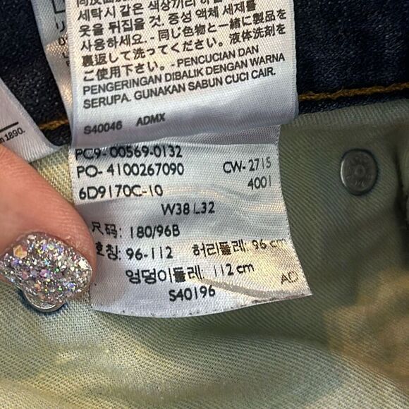 LEVI'S Men's 569 Loose Straight Medium Wash Jeans Size W38 x L32 - Picture 10 of 10